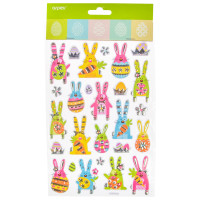 Posrebrzane naklejki wielkanocne 14x21cm SW1960 Arpex